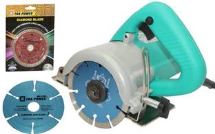 Digital Craft cutting machine (1240 W) (13000 RPM) (110 mm) for wood/marble/tile/granite/metal cutting Free 2 wheels Handheld Tile Cutter