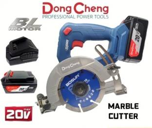 DONGCHENG MAYUR DCZE125 CORDLESS BRUSHLESS MARBLE CUTTER 45 DEGREE BEVEL CUTTING Handheld Tile Cutter