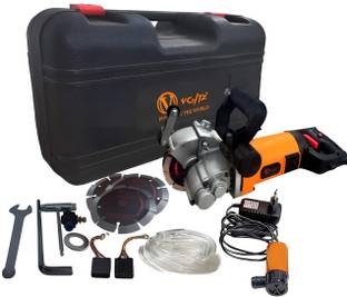 VOLTZ WC-133 6000W Wall Chaser, 5-Blade Slotting marble Cutter, 220V, 6000 RPM Marble Cutter