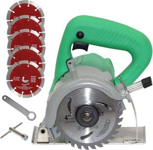 Digital Craft 1400W 110mm Marble Cutting Machine – 14000 RPM 5pc Marble Cutting Blade Handheld Tile Cutter