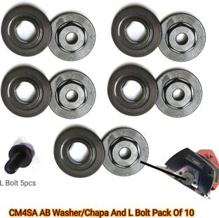 HOXIUL CM4SA Marble Cutter AB Washer And L Bolt (Pack of 10) Suitable For CM4/CM4SB/CM5 Marble Cutter