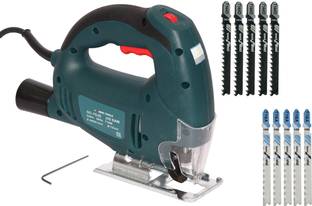 Digital Craft Jigsaw Small And Portable Home DIY Woodworking Home Hand Saw Pull Power Tools Woodworking Machinery With 10Pc Metal Wood Steel Cutter Blades Handheld Tile Cutter