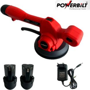 PowerBilt PBT-TM-135MM CORDLESS TILED MACHINE TWO 12V MAX LI-ION BATTERY & CHARGER Handheld Tile Cutter
