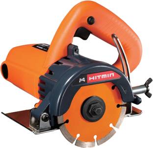 Hit Min HMCM5A S8 1400W Motor, 12000 RPM, Ergonomic Handle With Soft Grip, 125mm Corded Marble Cutter