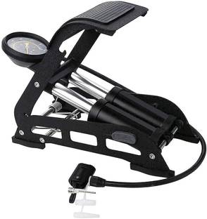 LIRZEG Foot Pump 160 PSI Double Barrel/Cylinder Foot Air Pump Car Pump