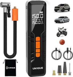 UN1QUE PT900 150 psi Tyre Air Pump for Car & Bike