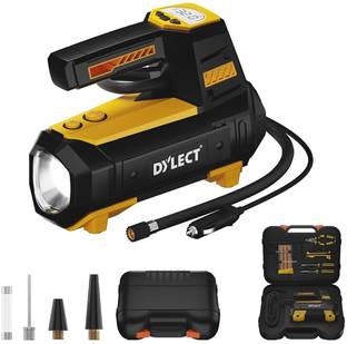 Dylect 150 psi Tyre Air Pump for Car & Bike