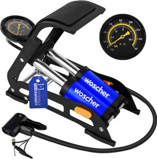 Woscher 160 psi Tyre Air Pump for Car & Bike
