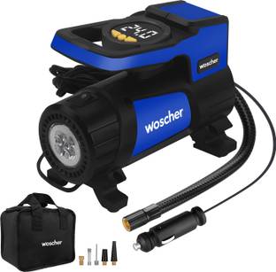 Woscher Digital Metal Tyre Inflator 150 psi Tyre Air Pump for Car & Bike