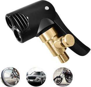 SERPLEX Valve Adapter for Air Pump 2 in 1 Fits Car Bike Motorcycle Tire Valve Stem Core