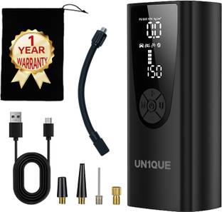 UN1QUE 150 psi Tyre Air Pump for Car & Bike