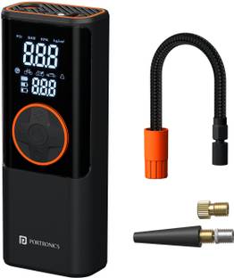 Portronics 150 psi Tyre Air Pump for Car & Bike