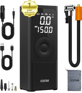 Costar Airboost 2S 150 psi Tyre Air Pump for Car & Bike