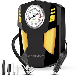 सिंथीग्लो 150 psi टायर एयर पंप फॉर कार एंड बाइक