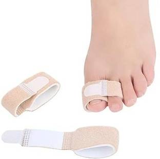 JEERZONE 2Pcs Hammer Toe Straightener,Broken Toe Wraps,Toe Cushion Bandages For woman/man