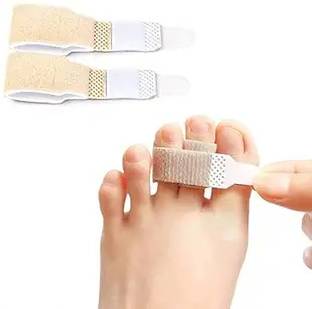 JEERZONE 2Pcs Hammer Toe Straightener,Broken Toe Wraps,Toe Cushion Bandages For woman/man