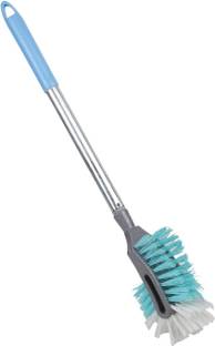 GABA premium steel toilet brush use in both indian&western toilet,hard bristle(1pcs)
