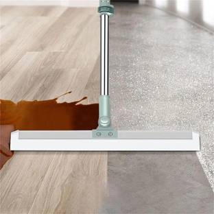 GaxQuly Magic Broom Silicone Floor Wiper Rotatable Telescopic Squeegee Mop Scraper Brush