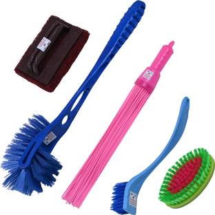 INASAN TOILET CLEANING BATHROON CLEANING BRUSHES ( Set of 5 )