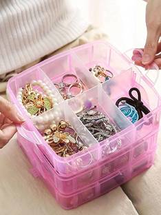 Vittamix 3 Layers 18 Grid Jewlery Cosmetic Storage Box