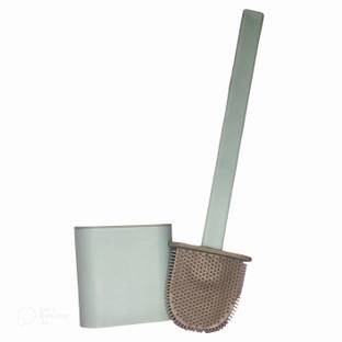 MDNDECOR Silicone Toilet Clean Brush with Holder