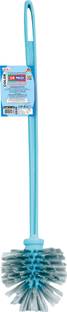 Sir Prize Round Toilet Bathroom Cleaning Brush| Upgraded Soft Bristles for Easy Cleaning