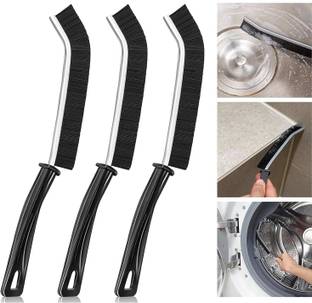 QERINKLE Crevice Cleaning Tool Door Window Track Dead Corners Cleaner Wet and Dry Brush