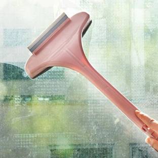 curve creation 2 in 1 Window Mesh Cleaning Brush & Wiper with Extended Handle with Holder
