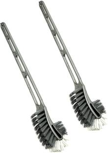 Clone Double Sided Flexible Toilet Brush with Holder