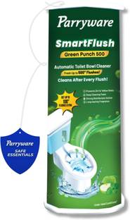 Parryware SmartFlush Green Punch 500 Automatic Toilet Bowl Cleaner Upto 600 Flushes Mint Liquid Toilet Cleaner