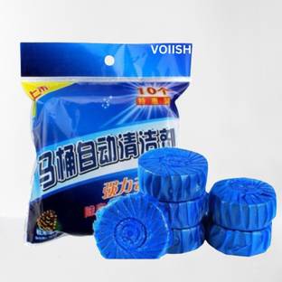 VOIISH Fresh Drop Toilet Cleaner Tablet Powerful Stain Remover & Deodorizer (10-Count) Block Toilet Cleaner