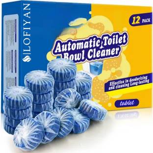 Lofiyan Automatic toilet bowl cleaners with a fresh scent to deodorize and desca Rim Block