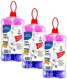 MINIMALL SUPER MARKET Sanicubes/Urinal Balls Bathroom Freshener,Toilet,Urinal Cubes(3 x 200 g) Floral Block Toilet Cleaner