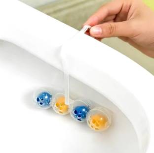 V2H Solid Toilet Rim Block Power Active Lemon 4 in 1 Toilet Cleaners (Set of 3) Lemon Rim Block