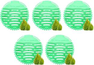 Zureni Urinal Screen Fresh Anti-Splash Toilet Mat Bathroom Deodorizer (Light Green) Floral Mat Toilet Cleaner