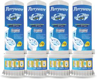 Parryware SmartFlush Automatic Toilet Bowl Cleaner- Citrus 500 I PACK OF 4 Citrus Foam Toilet Cleaner