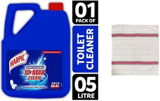 Harpic Original, Disinfectant Toilet Cleaner Liquid | Suitable for Toilet Bowls Gel Toilet Cleaner