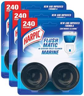 Harpic Flushmatic In-Cistern Marine Block Toilet Cleaner