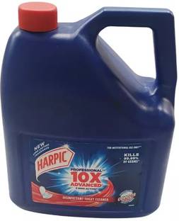 Harpic Advanced Liquid Toilet Cleaner - 5L |Advanced Thicker Formula Gel Toilet Cleaner
