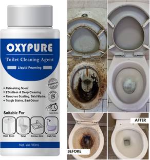 ONEAL OxyPure Toilet Cleaning Agent – Fresh Scent, Quick Action, 100ml Floral Liquid Toilet Cleaner