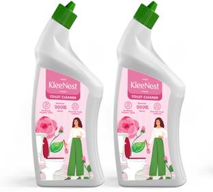 Kleenest Powerful Citric Acid Formula Rose Liquid Toilet Cleaner