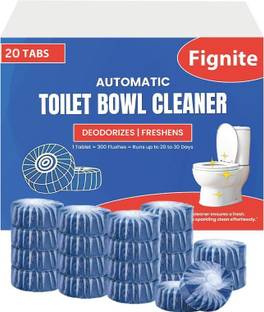Fignite Fresh Smell Automatic Toilet Bowl Cleaners deodorize and descal Tablet Regular Rim Block