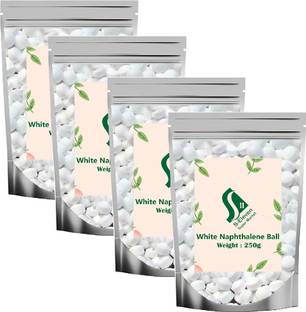 S Eleven Super Market White Naphthalene Balls for Clothes/Bathroom/Wardrobe/Moth Balls/Stain-Free Block Toilet Cleaner