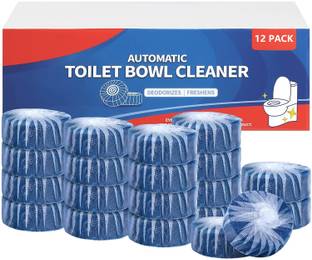Eco-Gals Automatic Toilet Bowl Cleaner Tablets for Descaling & Deodorizing Ocean Rim Block