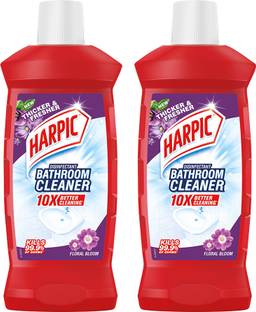 Harpic Disinfectant Bathroom Cleaner Floral 1L Floral Liquid Toilet Cleaner
