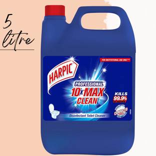 Harpic Disinfectant Toilet Cleaner Kills 99.9% of germ Removes 10x more stainsx Liquid Toilet Cleaner