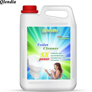 Qlendia Disinfectant Toilet Cleaner Kills 99.9% of germ Extra With 5x Power formula Lavender Liquid Toilet Cleaner
