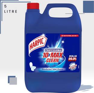 Harpic Disinfectant Toilet Cleaner Kills 99.9% of germ Removes 10x more stainsm Liquid Toilet Cleaner