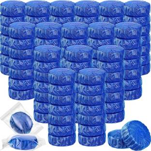 SPMYY Automatic Toilet Bowl Cleaner Tablets Blue Bubbles, Lemon Scent, Deep Clean Powder Toilet Cleaner