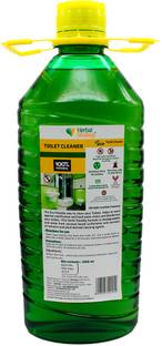 HERBAL STRATEGI Toilet Cleaner Liquid 100% Herbal Non Toxic (Lemon) Lemon Liquid Toilet Cleaner